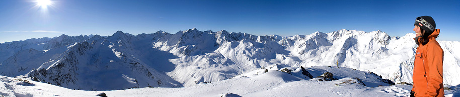 Gipfelpanorama Lampsenspitze |  Gipfelpanorama Lampsenspitze |