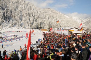 Biathlon in Hochfilzen - Tribüne