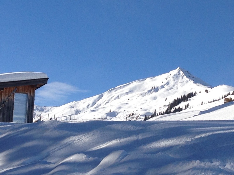 Blick vom Skigebiet Kelchsau zum Feldalphorn