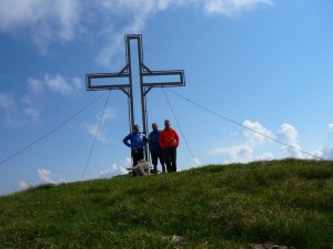 Gipfelfoto am Steinbergstein