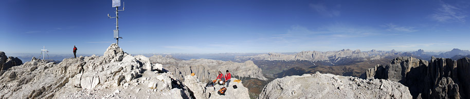 Gipfelrast Cima Pisciadu - Dolomiten | 